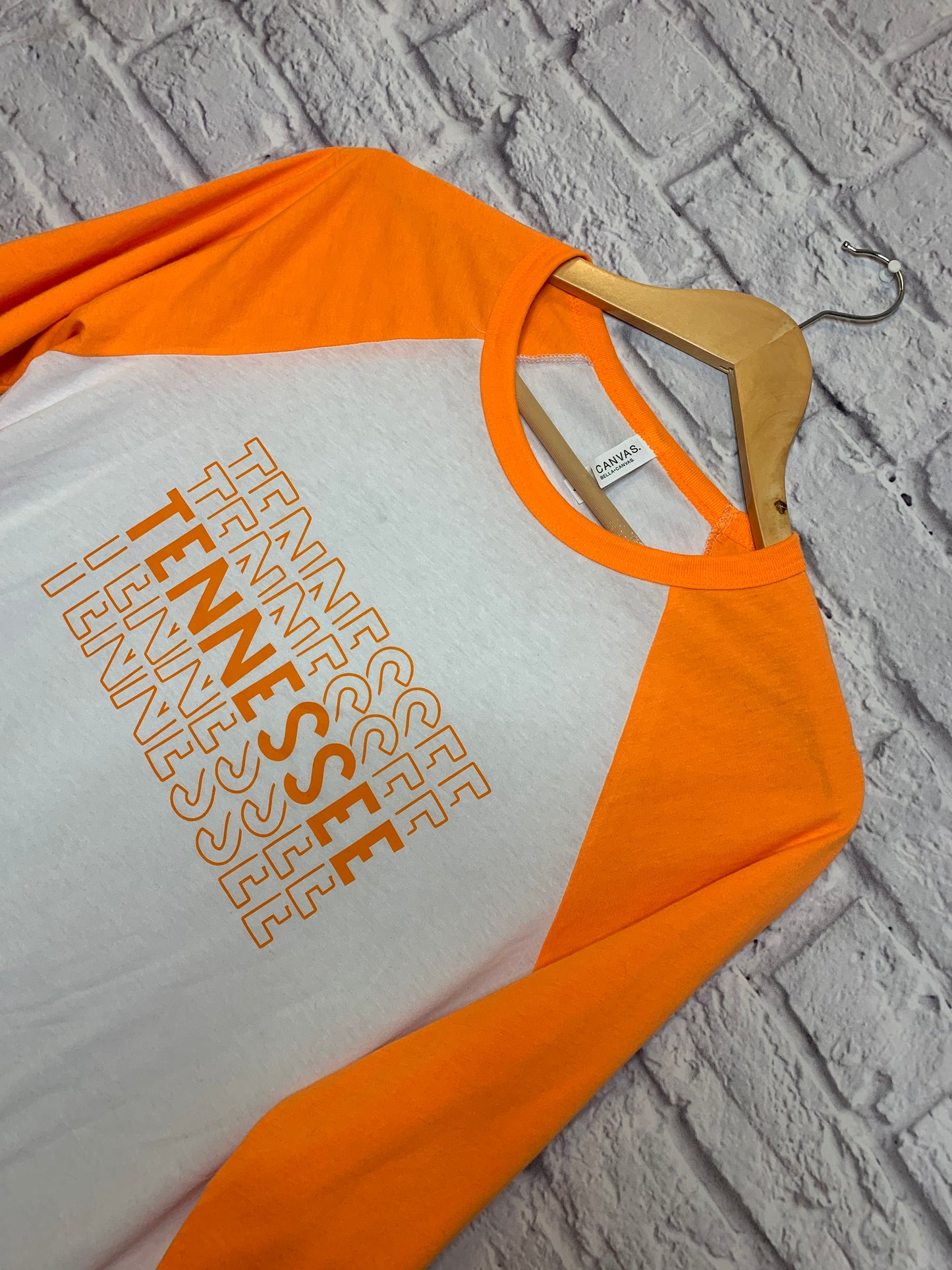 Orange/White Tennessee Raglan