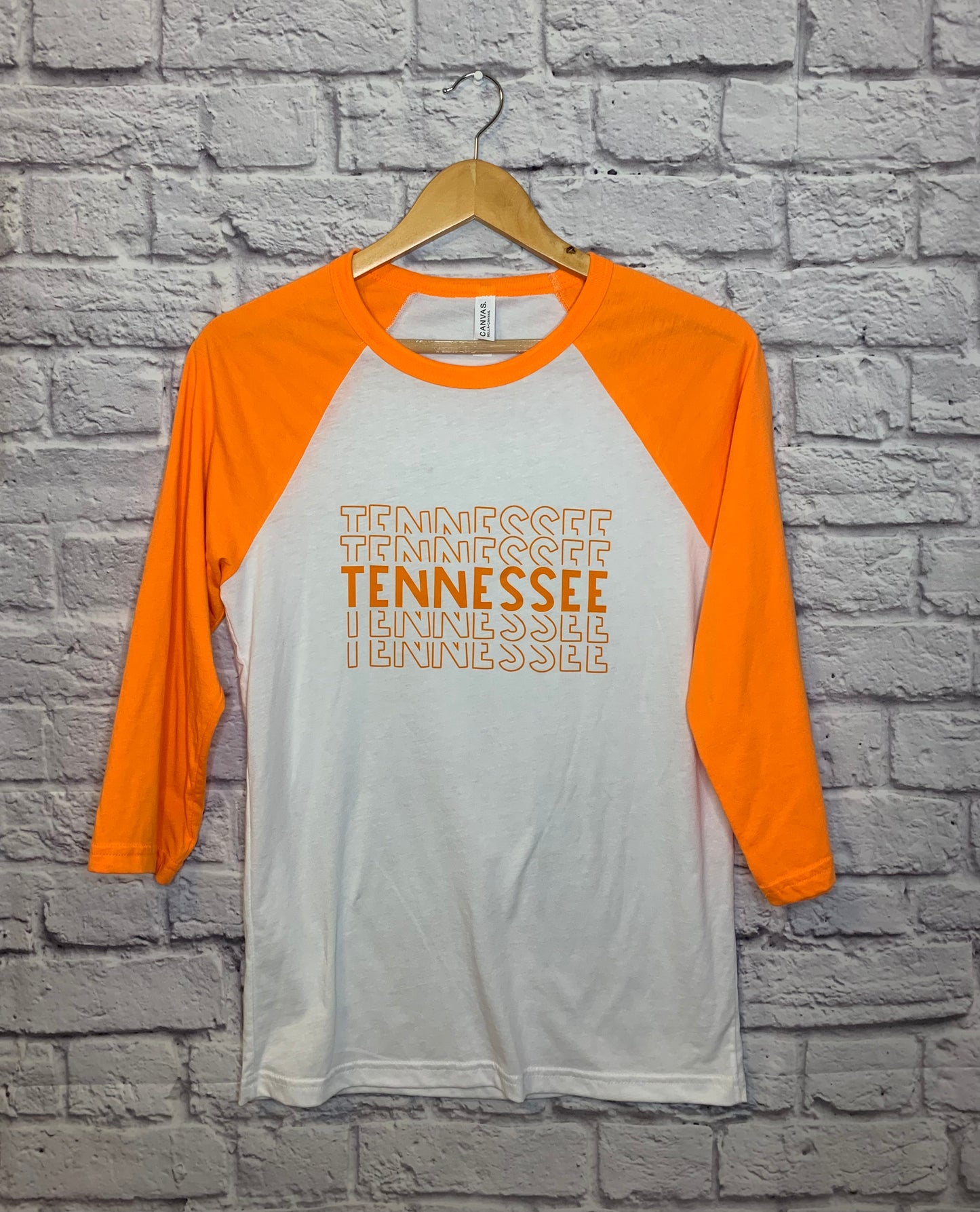 Orange/White Tennessee Raglan